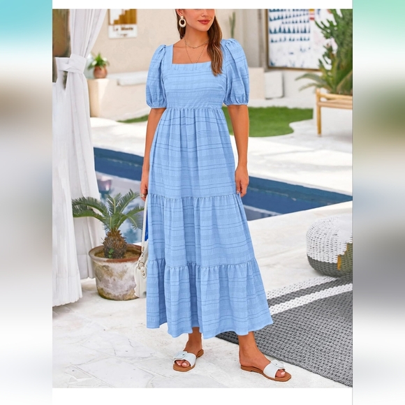 Gingham Midi Dress - Picture 5 of 17